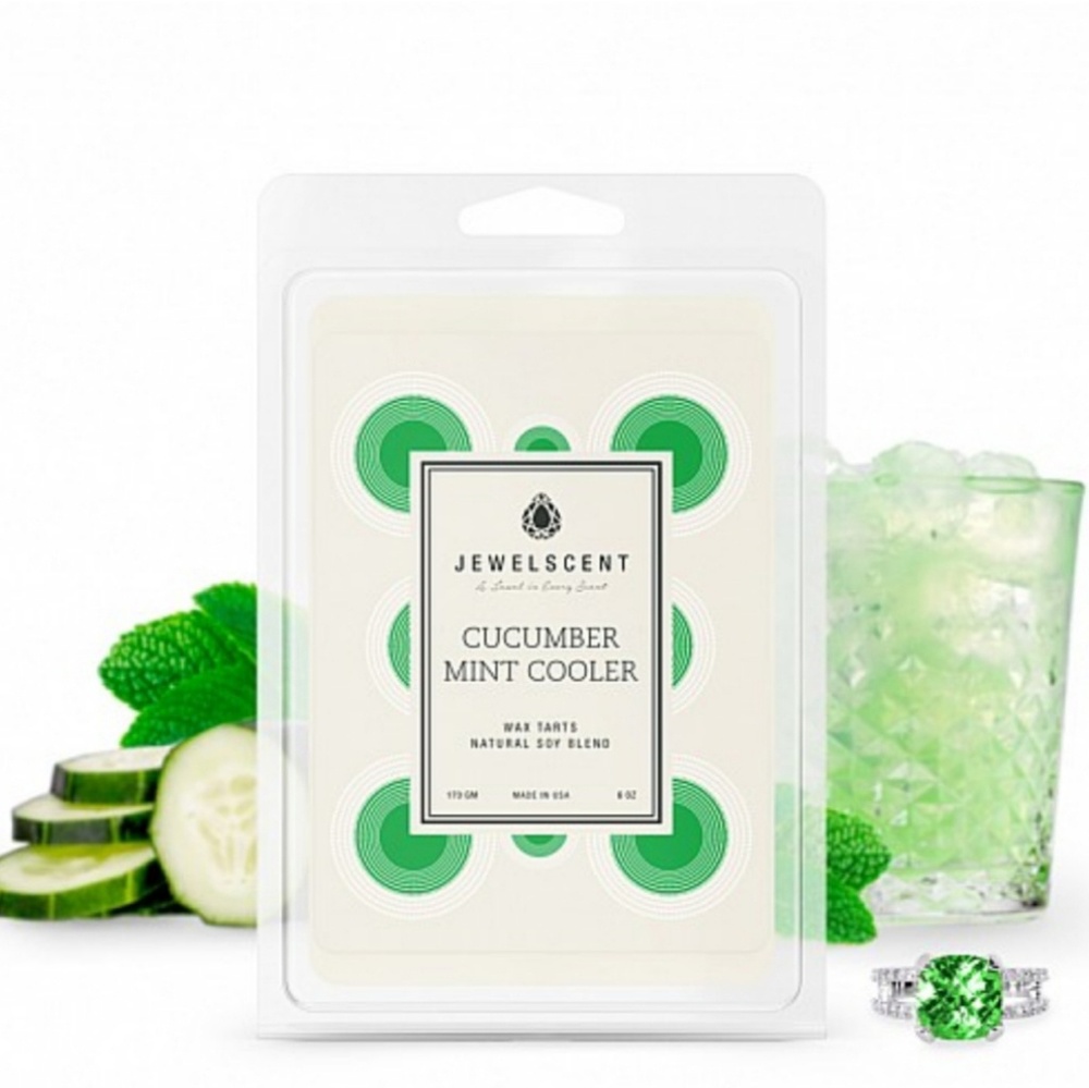 Jewelscent Wax Tart Cucumber Mint Cooler Jewelry